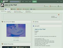 Tablet Screenshot of joker-or-the-thief.deviantart.com