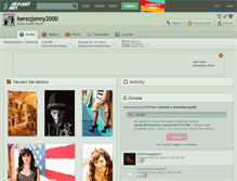 Tablet Screenshot of herezjonny2000.deviantart.com