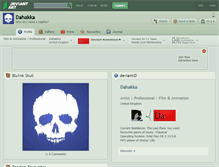 Tablet Screenshot of dahakka.deviantart.com