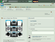 Tablet Screenshot of lord-salokin.deviantart.com