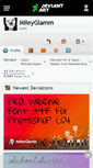 Mobile Screenshot of mileyglamm.deviantart.com