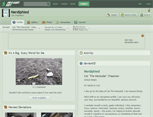 Tablet Screenshot of nerdiphied.deviantart.com