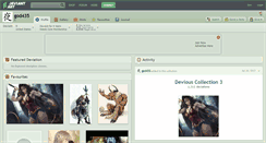 Desktop Screenshot of god435.deviantart.com