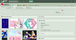 Desktop Screenshot of ano777.deviantart.com