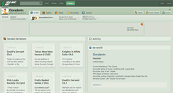 Desktop Screenshot of eloradenin.deviantart.com