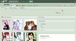 Desktop Screenshot of mix-kitty.deviantart.com