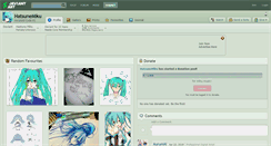 Desktop Screenshot of hatsunemiku.deviantart.com