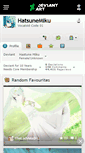 Mobile Screenshot of hatsunemiku.deviantart.com