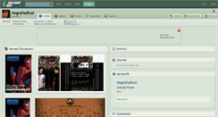 Desktop Screenshot of negrapadfoot.deviantart.com