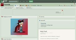 Desktop Screenshot of furyscript.deviantart.com