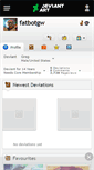 Mobile Screenshot of fatbotgw.deviantart.com