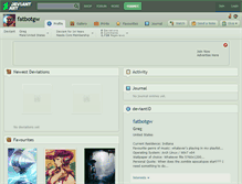 Tablet Screenshot of fatbotgw.deviantart.com