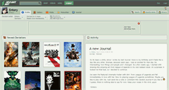 Desktop Screenshot of entory.deviantart.com