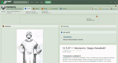 Desktop Screenshot of messianics.deviantart.com