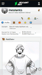Mobile Screenshot of messianics.deviantart.com