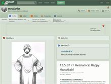 Tablet Screenshot of messianics.deviantart.com