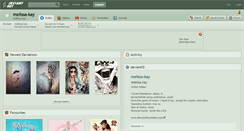 Desktop Screenshot of melissa-kay.deviantart.com