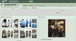 Desktop Screenshot of lenoragewandungen.deviantart.com