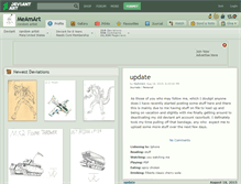 Tablet Screenshot of meamart.deviantart.com