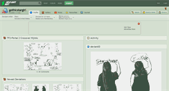 Desktop Screenshot of gothicstargirl.deviantart.com