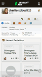 Mobile Screenshot of charliestcloud123.deviantart.com