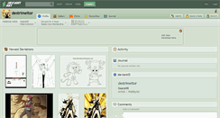 Desktop Screenshot of destrimeitor.deviantart.com
