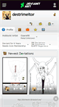 Mobile Screenshot of destrimeitor.deviantart.com