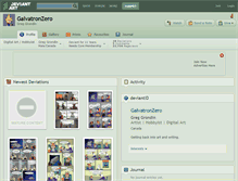 Tablet Screenshot of galvatronzero.deviantart.com