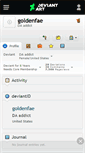 Mobile Screenshot of goldenfae.deviantart.com