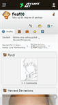 Mobile Screenshot of fleaf08.deviantart.com