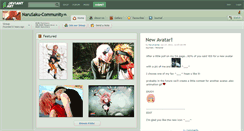 Desktop Screenshot of narusaku-community.deviantart.com
