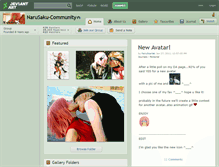 Tablet Screenshot of narusaku-community.deviantart.com