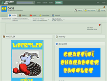 Tablet Screenshot of g-c-b.deviantart.com