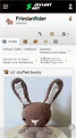 Mobile Screenshot of friesianrider.deviantart.com