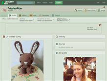 Tablet Screenshot of friesianrider.deviantart.com