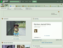 Tablet Screenshot of nilgiri.deviantart.com