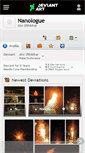 Mobile Screenshot of nanologue.deviantart.com