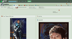 Desktop Screenshot of haddrian.deviantart.com