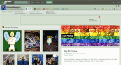 Desktop Screenshot of emeraldangel2.deviantart.com