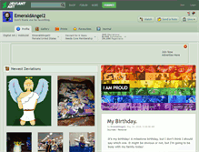 Tablet Screenshot of emeraldangel2.deviantart.com