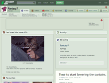 Tablet Screenshot of fantasy7.deviantart.com