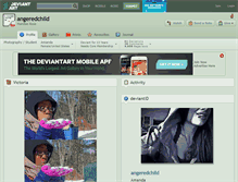 Tablet Screenshot of angeredchild.deviantart.com