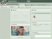 Tablet Screenshot of onedirectionfanclub.deviantart.com