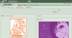 Desktop Screenshot of kamui-dragon.deviantart.com