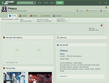 Tablet Screenshot of fweezy.deviantart.com