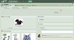 Desktop Screenshot of evalena.deviantart.com