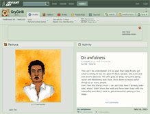 Tablet Screenshot of grygirl8.deviantart.com