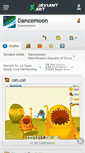 Mobile Screenshot of dancemoon.deviantart.com