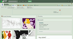 Desktop Screenshot of bikubiku.deviantart.com