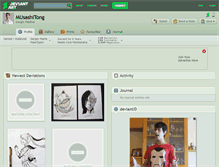 Tablet Screenshot of musashitong.deviantart.com